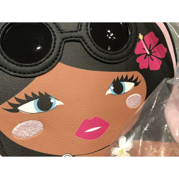 New Luv Betsey Johnson, Novelty Backpack , “LBMINDY” Tropical Hawaiian Girl